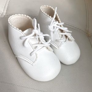 Off White Baby Christening- Baptism Shoes